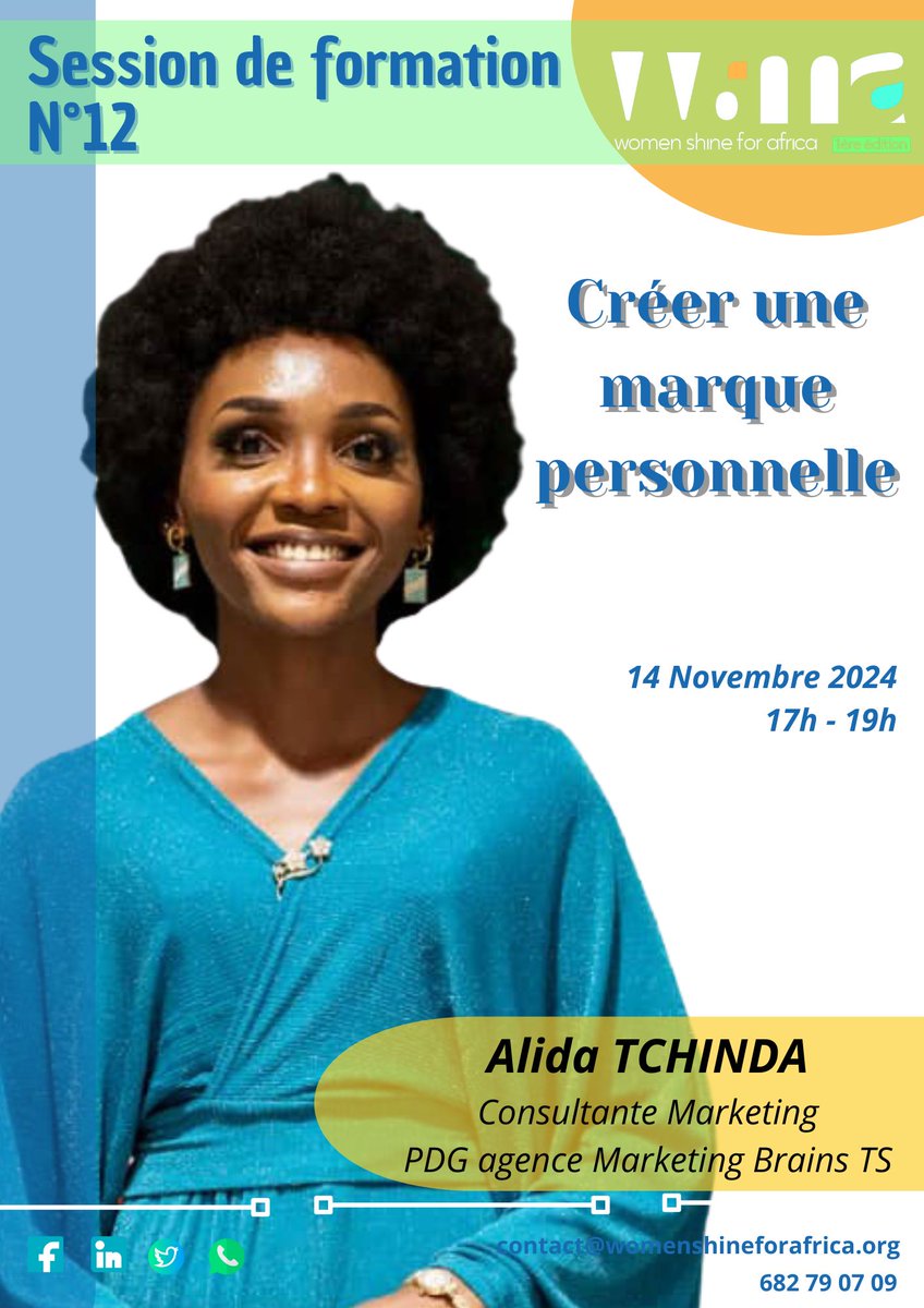 womenshineAfrik's tweet photo. FLASH WEEK ⚡ 

Cette semaine c'était fou. 😃
Des formations de pointe, avec des experts de haut niveau dans des profils variés. 
Aventure est savamment savourée.

#WSA2024 https://t.co/F1Nd7o3uRi