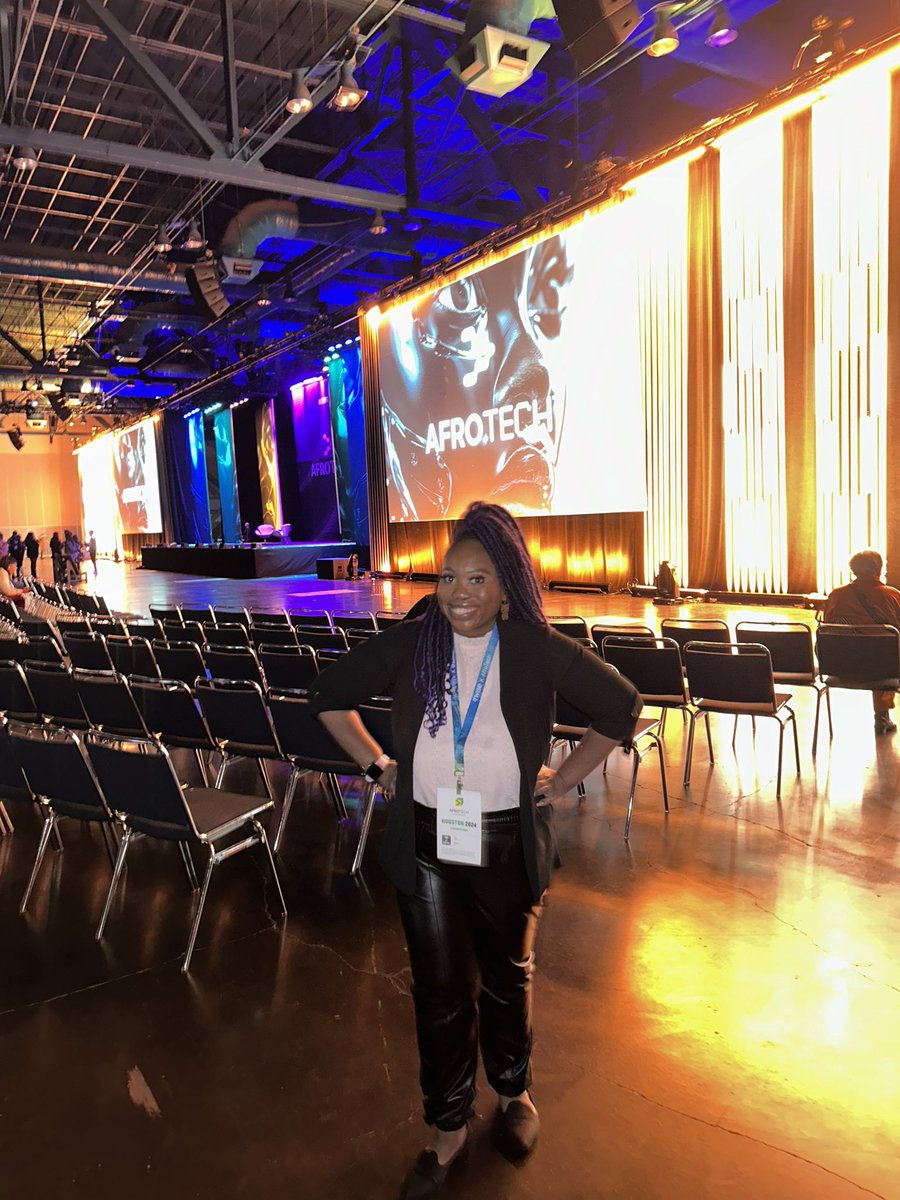 RosemarySalemTv's tweet image. My first #Afrotech experience was amazing 10/10 #afrotech2024