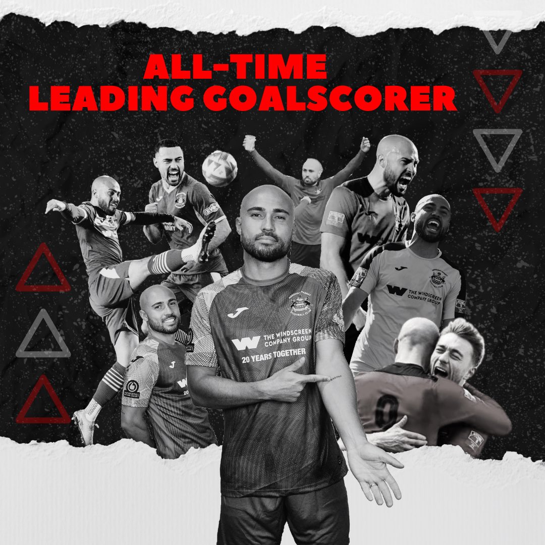 ANOTHER RECORD BROKEN 👏

Congratulations to Luke Ingram who has now become the clubs all-time leading goalscorer. 

#NeedhamMarketFC