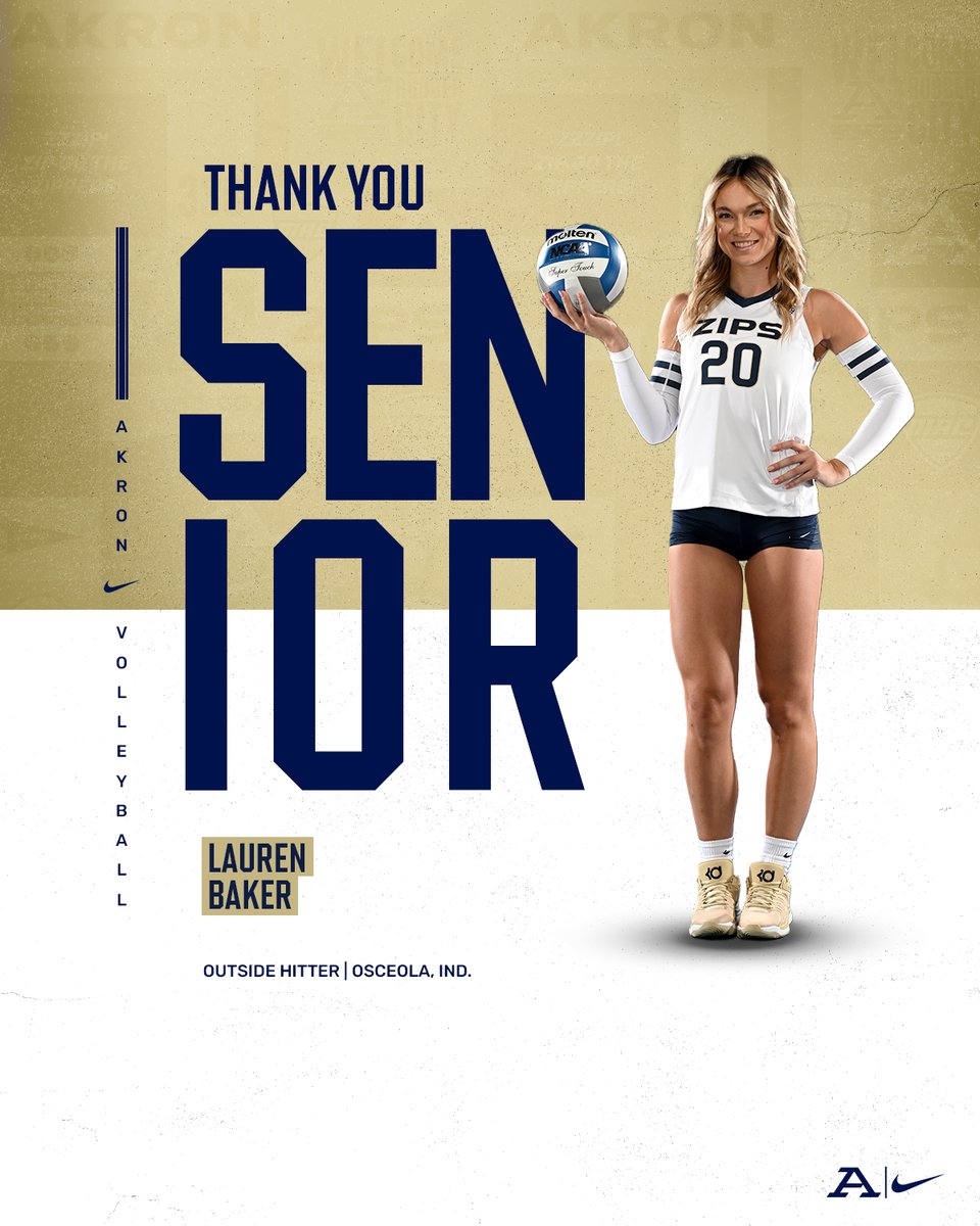 In honor of our seniors who will be playing their final game tonight, we’d like to take a moment to honor our graduating senior class.

And last but not least No. 20 Lauren Baker‼️

#GoZips🦘