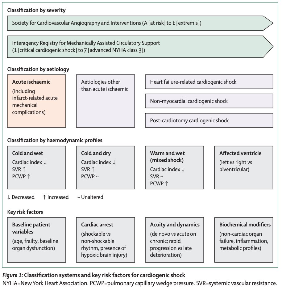 📌Cardiogenic shock💥

Unmissable #review at <a href="/TheLancet/">The Lancet</a>‼️

#CardiogenicShock #HF