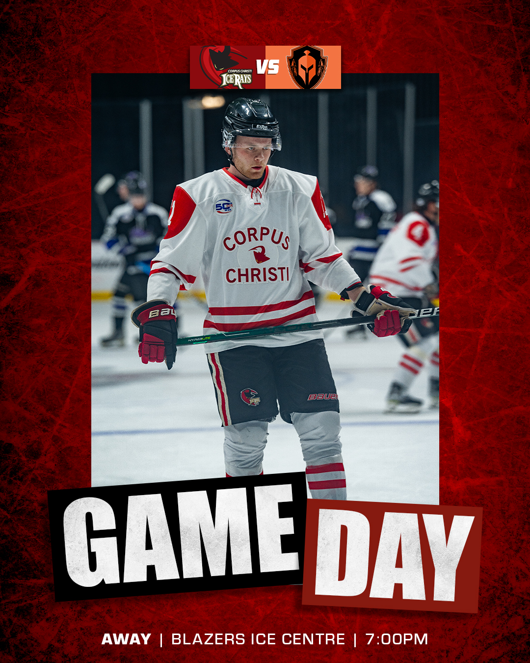 Corpus Christi IceRays on X Back to work in Oklahoma Live on NAHL TV Live on Retro Radio App IceRays Radio Reminder that our jersey auction is LIVE Link https t wRoWmanzzZ
