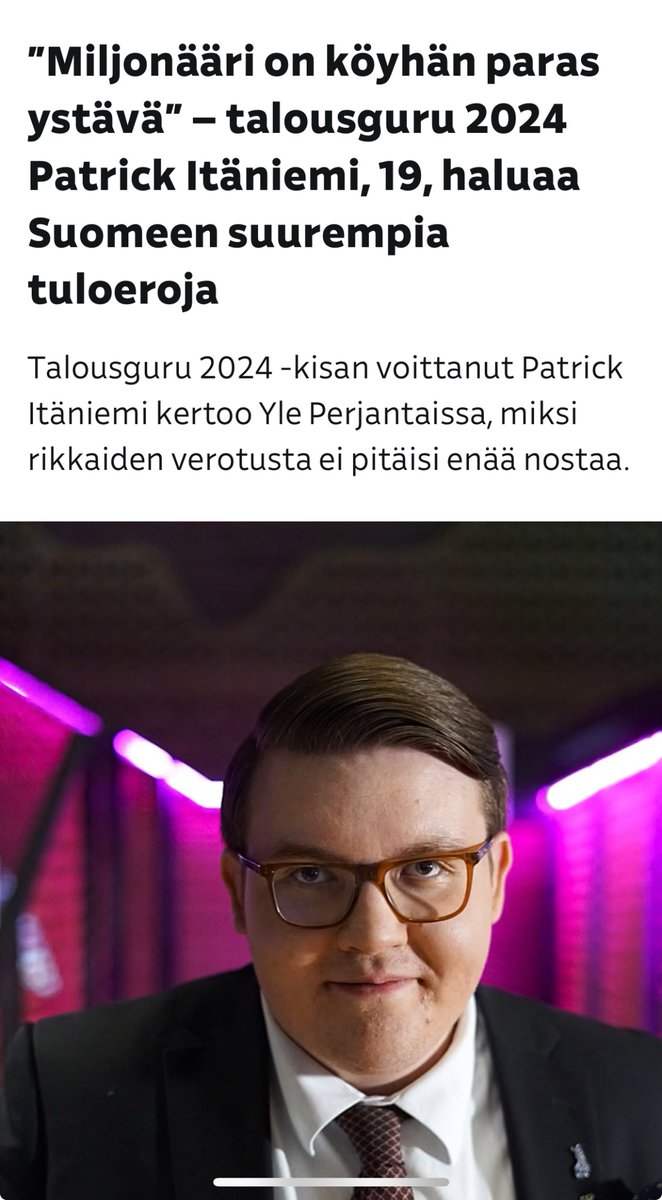 cyclite's tweet photo. Jos mietit, kuka on nimittänyt ”talousguruksi” kokkarinsilmun, joka kirkkain silmin uskoo trickle down -teoriaan kuin joulupukkiin, niin mm. Finanssiala ry ja FINE vakuutus- ja rahoitusneuvonta. https://t.co/YOXltwg1rM