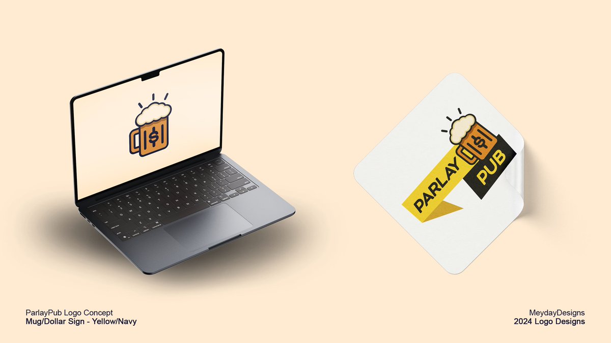 MeydayDesigns's tweet photo. Client: @TheParlayPub 🍺

Parlay Pub is a Discord community that is focused on sharing their betting knowledge with everyone. 💰

They wanted a logo, and wanted it to mix that Pub/Betting aspect. This is the final result! 🎨

Make sure to check them out! ✅

#design #logo #gfx https://t.co/YHM1t3Mcui
