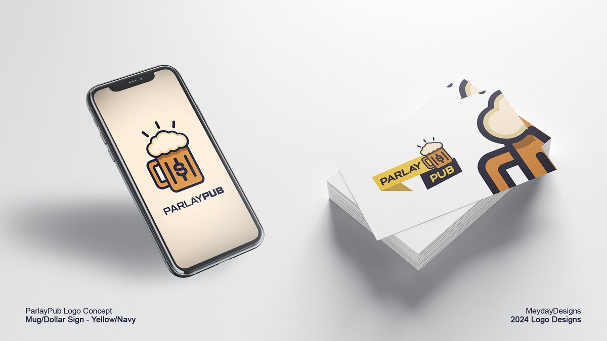MeydayDesigns's tweet photo. Client: @TheParlayPub 🍺

Parlay Pub is a Discord community that is focused on sharing their betting knowledge with everyone. 💰

They wanted a logo, and wanted it to mix that Pub/Betting aspect. This is the final result! 🎨

Make sure to check them out! ✅

#design #logo #gfx https://t.co/YHM1t3Mcui