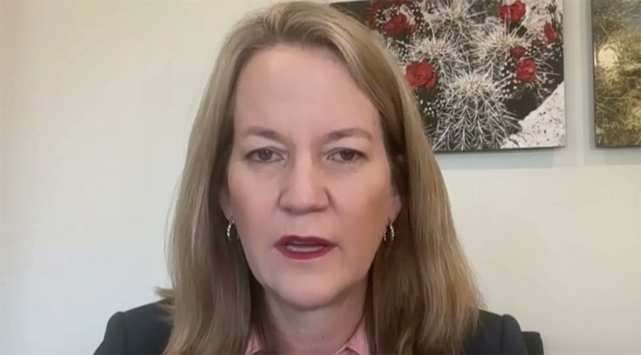 politvidchannel's tweet photo. Arizona AG Kris Mayes: "As you know, I have a fake electors case in Arizona and have no intention of giving that case up –– I have no intention of dropping that case." https://t.co/C8WsNLpJko