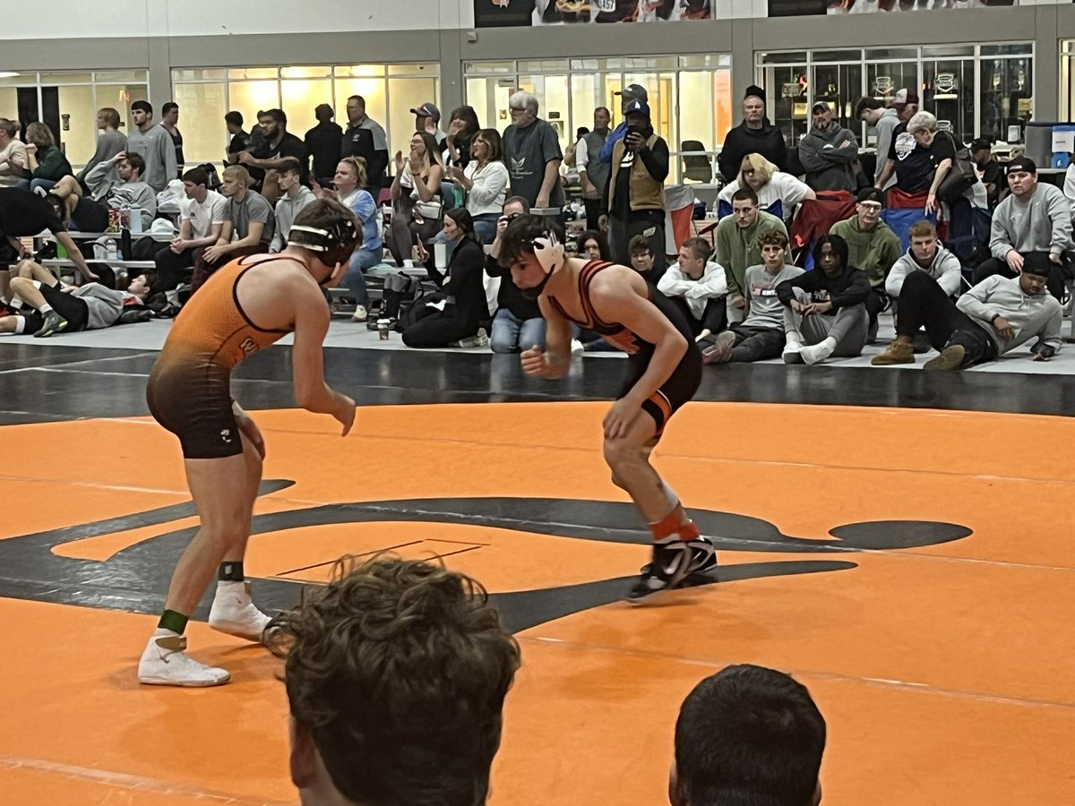 Billy Smith and Wyatt Nemitz - University of Findlay   Lucas Salmon and Kyle Magyar - Tiffin University wrestling at the Findlay Open. <a href="/BillySm60085854/">Billy Smith</a> <a href="/Wyatt9nemitz/">Wyatt Nemitz</a>