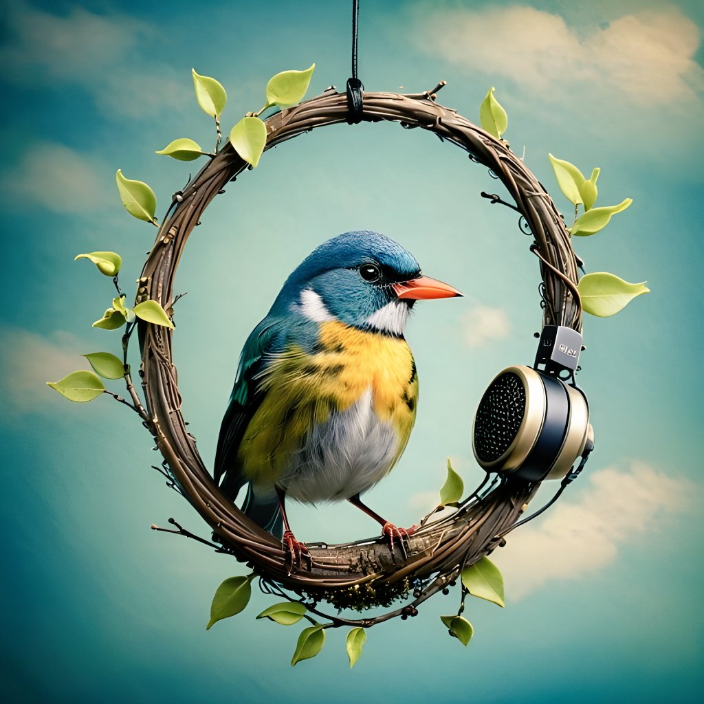 Techrose11's tweet image. I want to sing like the birds sing, not worrying about who hears or what they think - Rumi
My Ai art 🎨 bird singing 
#GOOD_VIBES
#GoodMorning #Gunaydin #GoodMorningXFriends #sundayfeeling
#sundaymotivation #SundayMorning #PeaceForTheWorld #PeaceForAll #NatureTherapy #AIartists