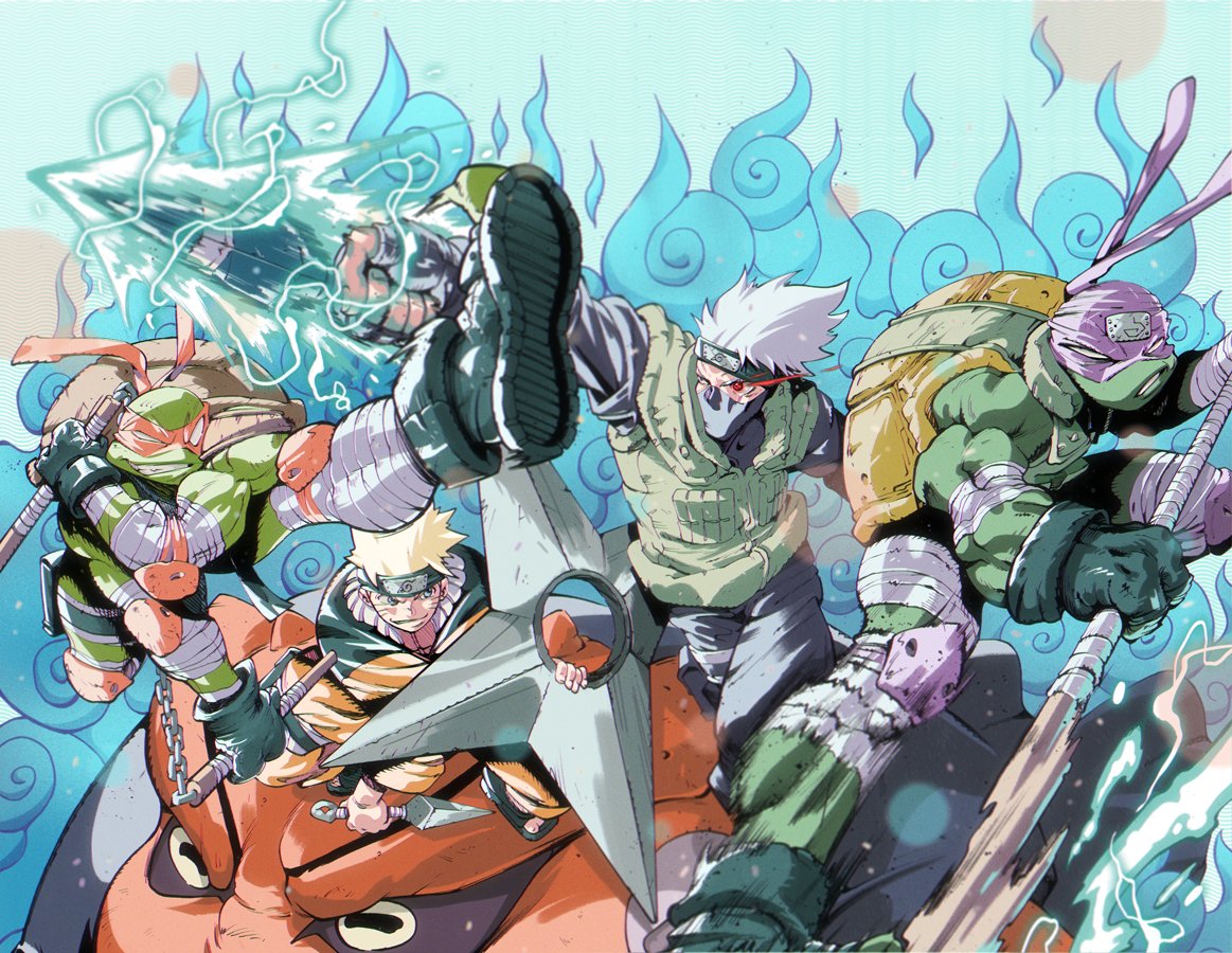 Here's my second of four connected variant covers for IDW's TMNT x