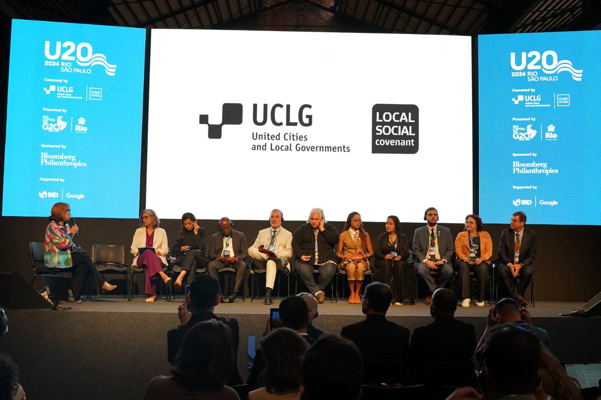 🗣️Secretary General Emilia Saiz🌍Our Local Social Covenant is what networked and inclusive local multilateralism looks like! 

A universal platform for transformative change to redefine investment, governance &amp; priorities together with organized civil society &amp; stakeholders✨