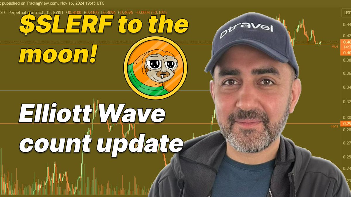 $SLERF to the moon! Elliott Wave count update 

I look at the recent $SLERF pump and update my Elliott Wave count and go over what I'm expecting next.

Video update in comment below (22mins)👇