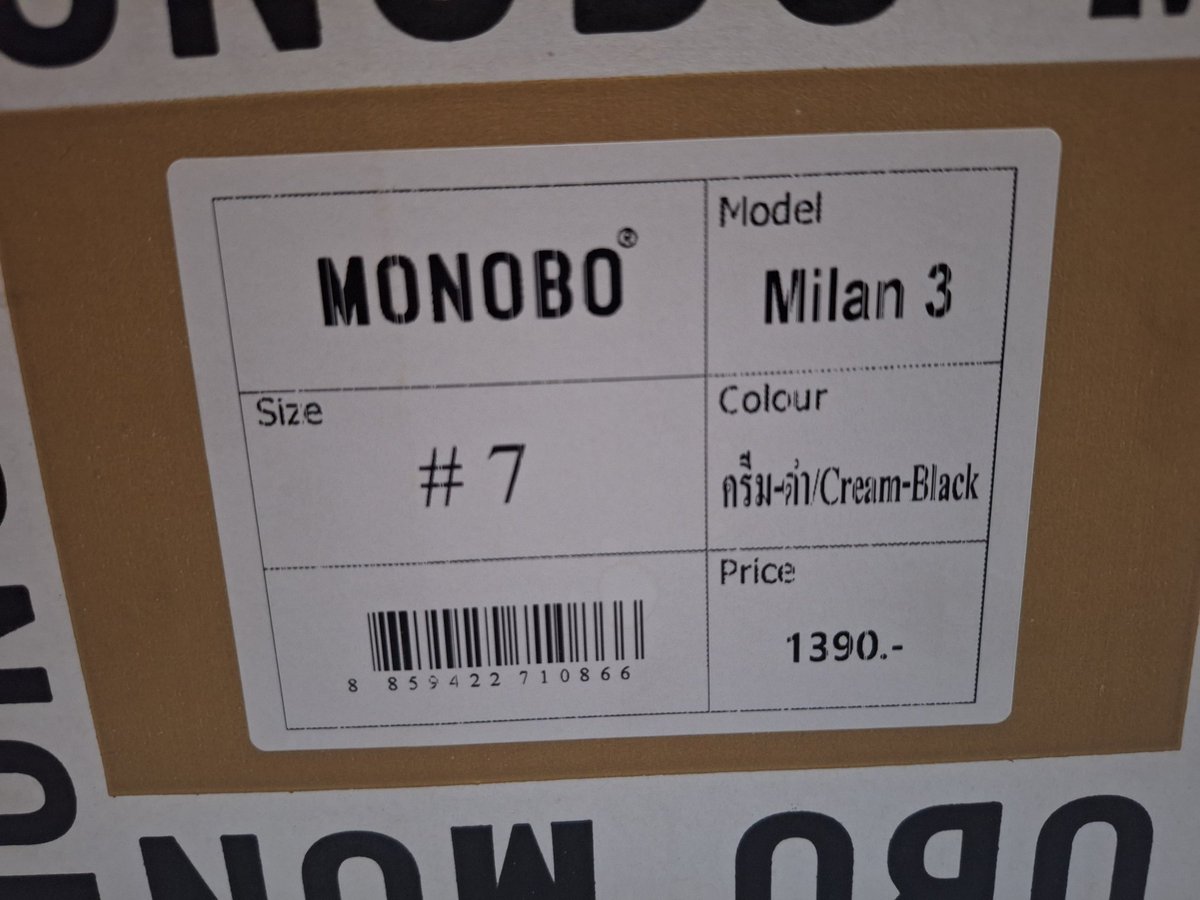 somebymii1's tweet photo. ส่งต่อรองเท้ารัดส้น Monobo 
สีครีม-ดำ Size 7 ความยาว24.4ซม. ส้นสูงเกือบ7ซม. แต่ไม่หนักเลยย
เราใส่ไปแค่ครั้งเดียวนะคะ 
= 280฿ รวมส่งค่ะ 

#ส่งต่อรองเท้า #ส่งต่อรองเท้ามือสอง  #รองเท้ามือสอง #ส่งต่อ #รองเท้าของแท้ #ส่งต่อเสื้อผ้ามือสอง #ส่งต่อสกินแคร์ https://t.co/gtOFeseVDA