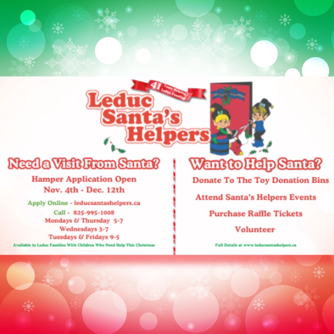 Leduc Santa's Helpers tweet media
