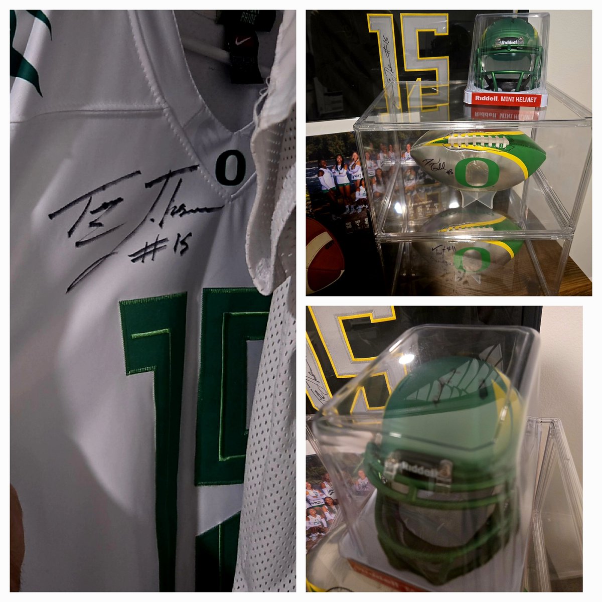 BESTRoofingOR's tweet photo. 🚨 Thanksgiving Drive Giveaway! 🚨 

Help us reach $6K before Oregon Ducks kickoff by sharing and/or donating, and you'll have a chance to win, must hit $6k by kickoff for entry to count!

Share & comment your guesses for passing, rushing, and final score for your chance to win:
🏈 Autographed Tez Johnson jersey for closest to final score 
🏈 Signed "Poncho" mini helmet for closest to total rushing yards
🏈 Signed Dillon Gabriel football for closest to total passing yards

Enter your guesses in each category for tie breakers. Good luck! 🍀 #ThanksgivingDrive #GoDucks #Giveaway

Donate here: https://t.co/mAreDXahbq