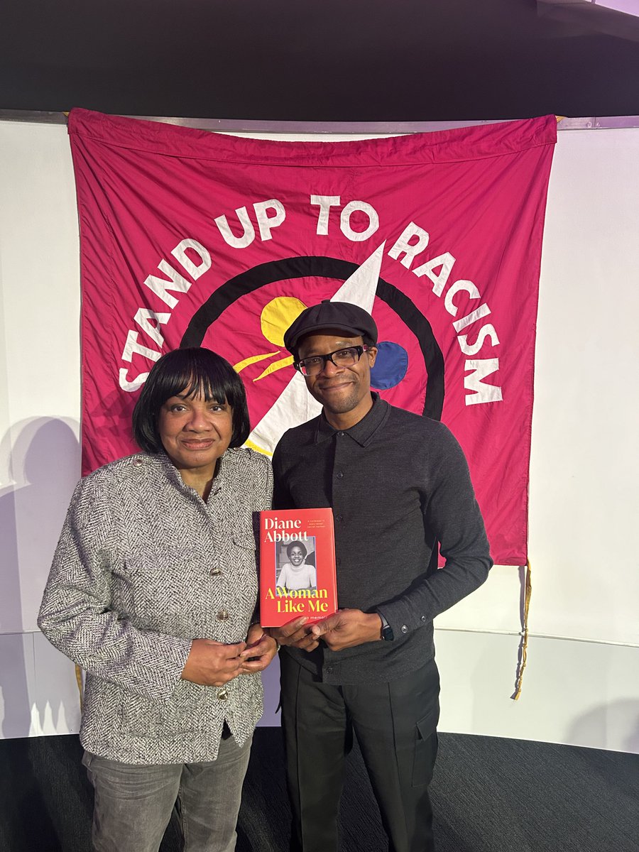 Stand Up To Racism (@antiracismday) on Twitter photo An honour to be hosting <a href="/HackneyAbbott/">Diane Abbott</a> to launch her new book at the #StandUpToRacism summit An honour to be hosting <a href="/HackneyAbbott/">Diane Abbott</a> to launch her new book at the #StandUpToRacism summit