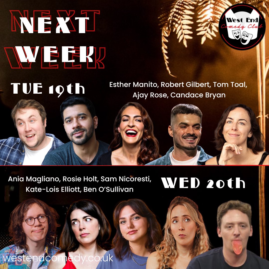 🎟️ westendcomedy.co.uk/whats-on/
