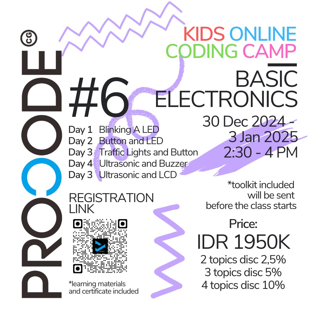 procodecg's tweet image. ProCodeCG Kids Online Coding Camp this end year 😉 register now at tinyurl.com/procodecgcodin… to save the seats! #procodecg #codingkids #codingcamp #codingkidsbandung #codingcampbandung #kidscodingcamp #kidscodingcampbandung #onlinecoding #onlinecodingclass