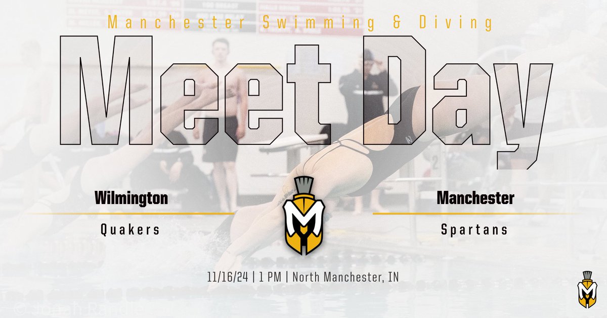 SWIM: It's Meet Day! Swim &amp; Dive are back at it, this time hosting the Wilmington Quakers in a duel, TODAY, at 1 PM!

#MUSpartans | #SpartanPride