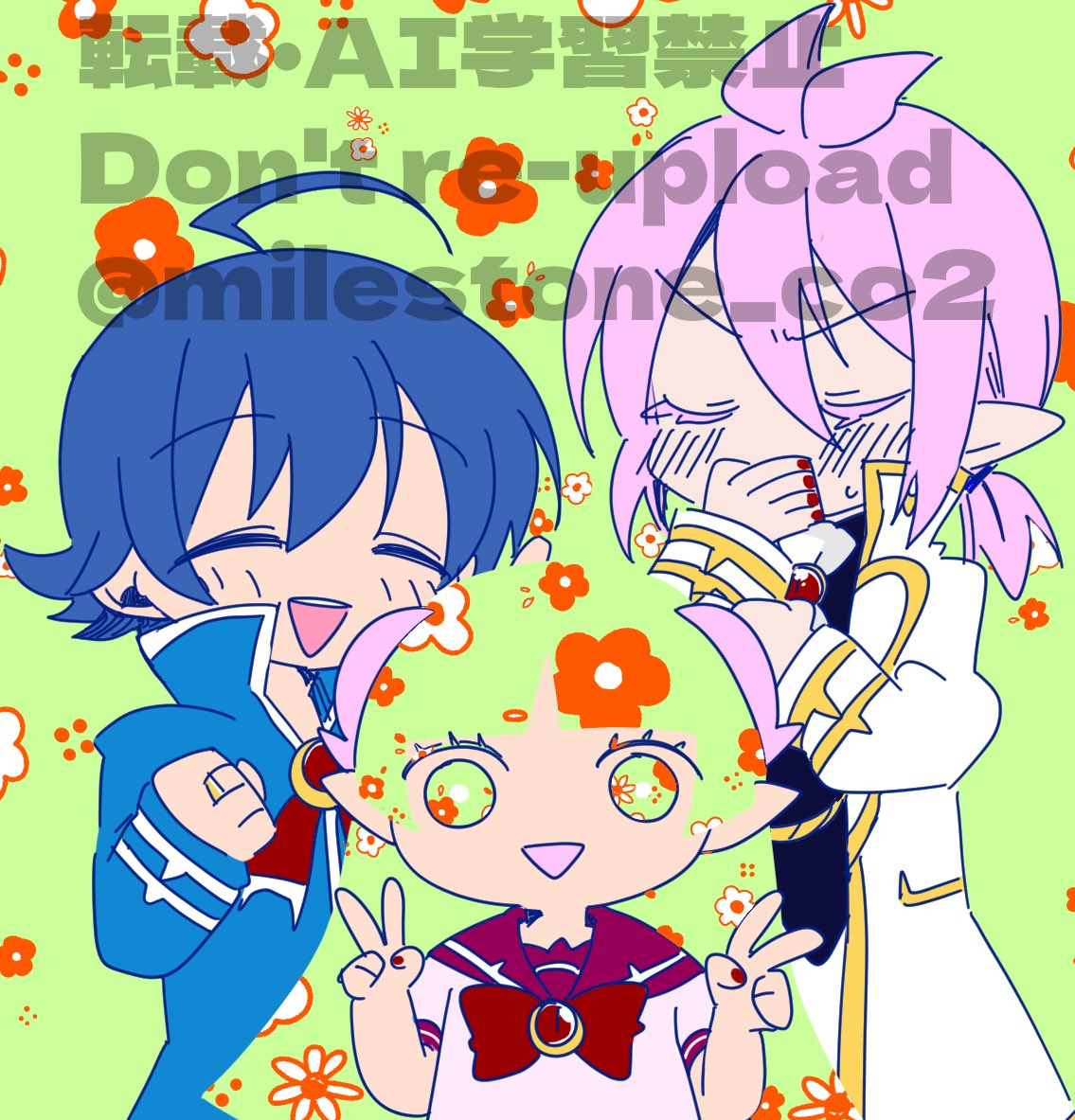 milestone_co2's tweet photo. ラウワンでぷりぬいプリ(紛らわしい)を撮ったら、昔描いた『プリクラでグリーンバックに溶けるｸﾗﾗﾁｬﾝ』を再現してしまってわろてる https://t.co/ogo6JaGOdS