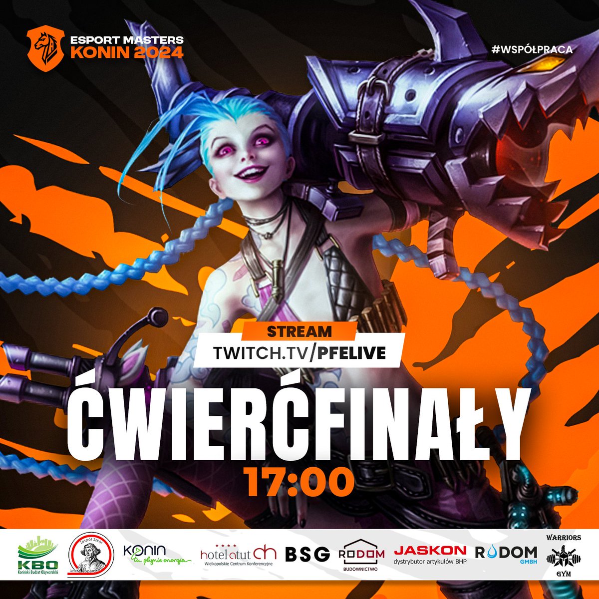 📢Esport Masters Konin 2024 - Ćwierćfinały League of Legends już dziś!

O 17:00 zapraszamy na nasz kanał twitch.tv/pfelive, gdzie na żywo zobaczycie zmagania najlepszych drużyn, które walczą o awans do półfinałów i szansę na wielki finał LAN!👾

Nie przegapcie tych emocji!