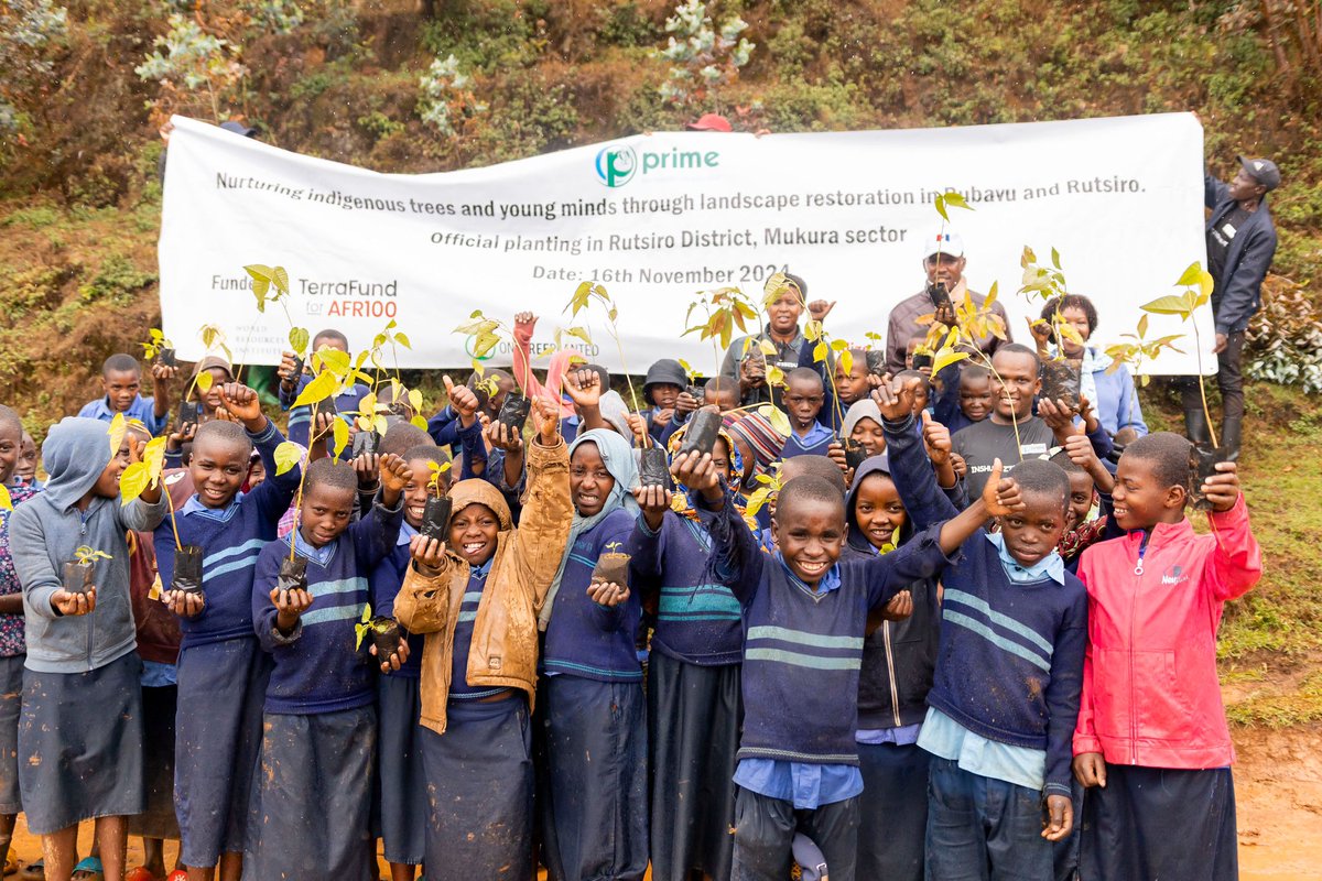Today, we planted 25,000 indigenous trees in Rutsiro with local farmers, children, and community leaders. 🌱 The enthusiasm was incredible as we joined forces to restore our environment and strengthen local biodiversity. @terafund <a href="/WorldResources/">World Resources Institute</a> <a href="/onetreeplanted/">One Tree Planted</a> <a href="/ImpactRealize/">Realize Impact</a>