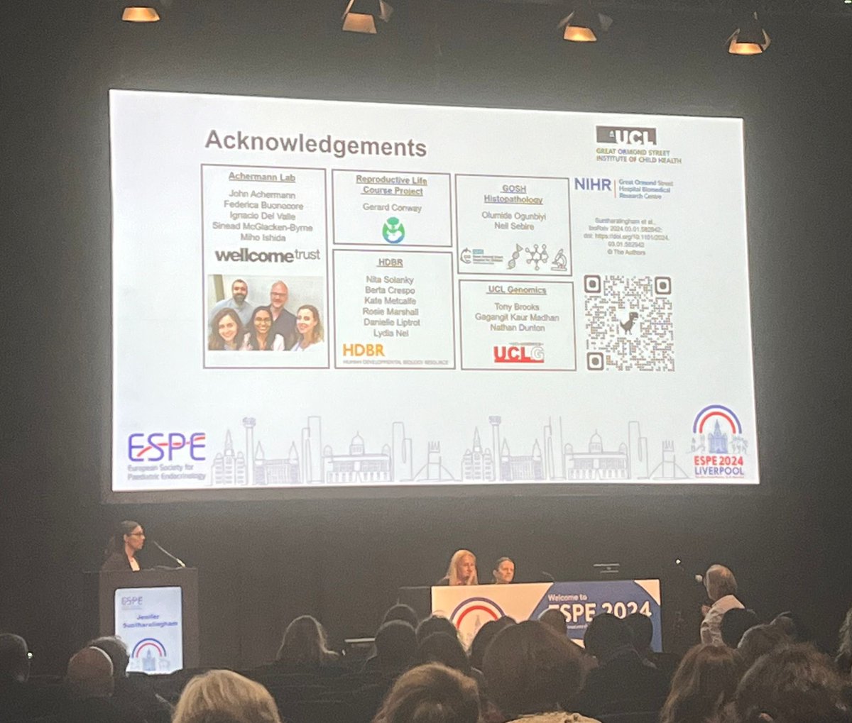 Lovely talk from Jen Suntharalingham and our group on insights into gene expression in monosomy X during human fetal development 👏👏<a href="/EuroSPE/">ESPE</a> @GGM_ICH
