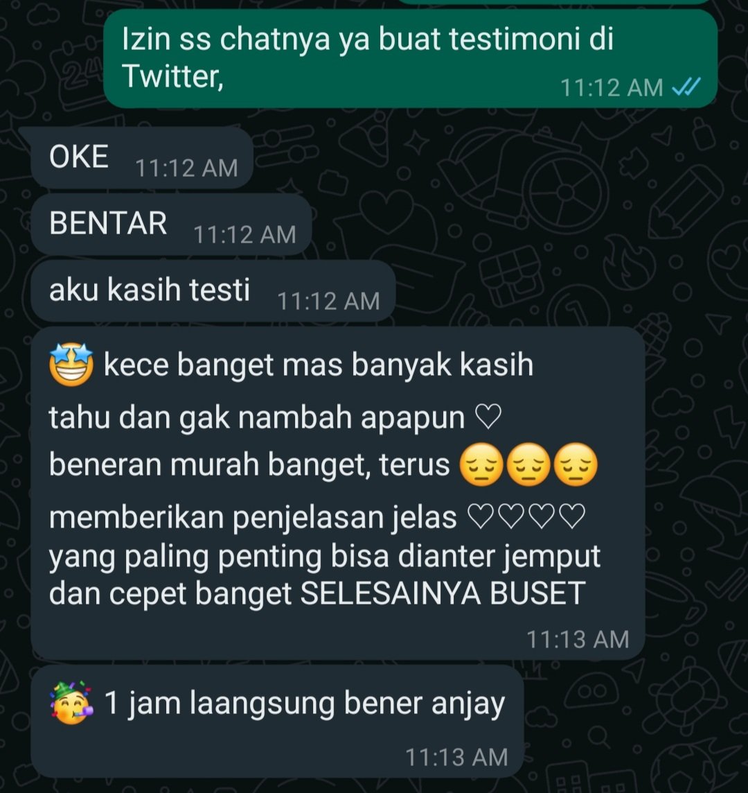 service_jember's tweet photo. ✅TERMURAH
Bisa dibandingin sendiri harga dengan tempat lain disekitar kampus
✅BERGARANSI.
Tiap servis aku beri garansi antara 1minggu-1bulan tergantung kerusakan &amp; jenis part yang diganti.
✅SATSET
Servis penggantian part paling lama 1jam, tergantung kondisi device. https://t.co/tZD8k8Afkz