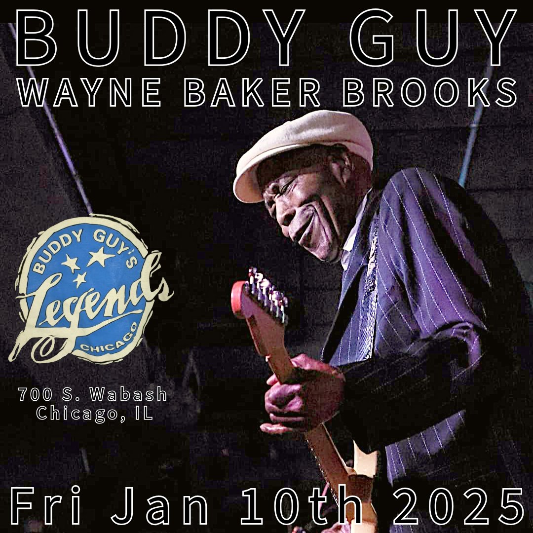 waynebrooks's tweet image. We are opening up for the greatest bluesman alive @TheRealBuddyGuy Tickets go on sale in abt 30 mins. These tickets will go fast. Better start getting them now before they are gone!! @BuddyGuys
#bluesrock
#blues #buddyguy #music #chicagoblues #liveconcert etix.com/ticket/p/99239…