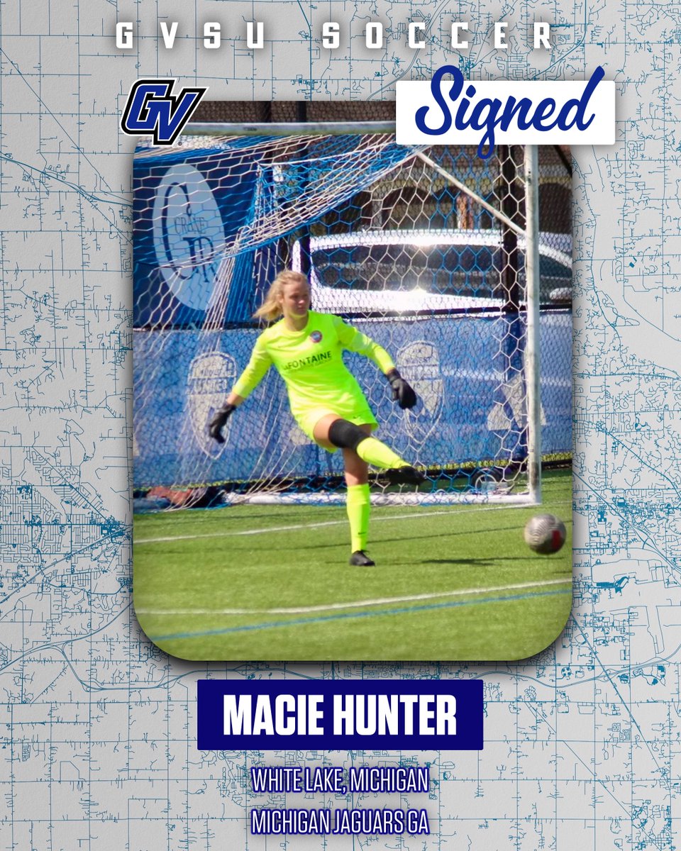 Welcome to the GVSU Soccer family Macie!✍️⚓️

#AnchorUp | #T3