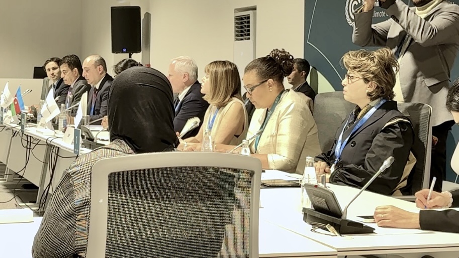 PScotlandKC's tweet photo. At #COP29, we extend our gaze to space. The #Commonwealth's #CommonSpace initiative leads in space debris management, disaster resilience & capacity building. Together with @UNOOSA, we can harness space technology for global good. #CommonwealthForClimate https://t.co/TQH7ZiZ842