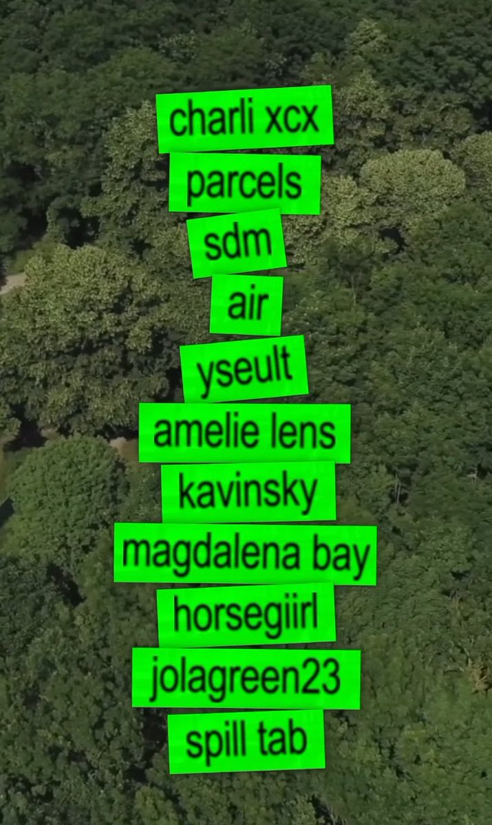 cadence2k's tweet photo. Le festival WE LOVE GREEN annonce son retour et dévoile les noms des premiers artistes de l’édition 2025 !

- CHARLIE XCX
- JOLAGREEN23
- SDM
- YSEULT

🗓️ 6-7-8 JUIN 2025 https://t.co/BbaYRBHszz