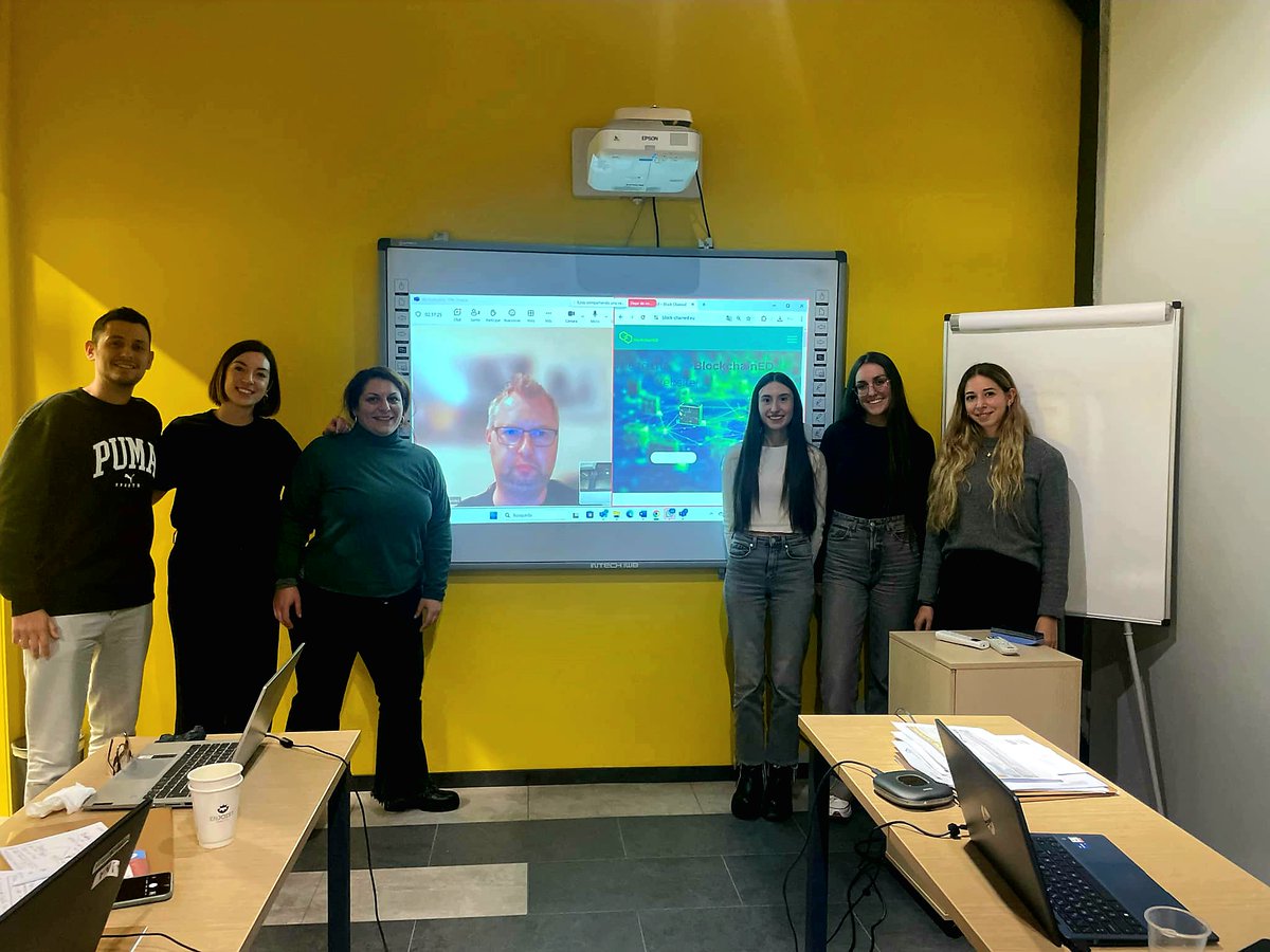 pundix365's tweet photo. Growth Lead @Bluestitch_ attended the meetup in Larissa, Greece, for the #BlockchainED project! 💪
Great work by all partners. We are in the process of going live with our educational blockchain content. Stay tuned! 👏
#Blockchain https://t.co/CVdGYKav28