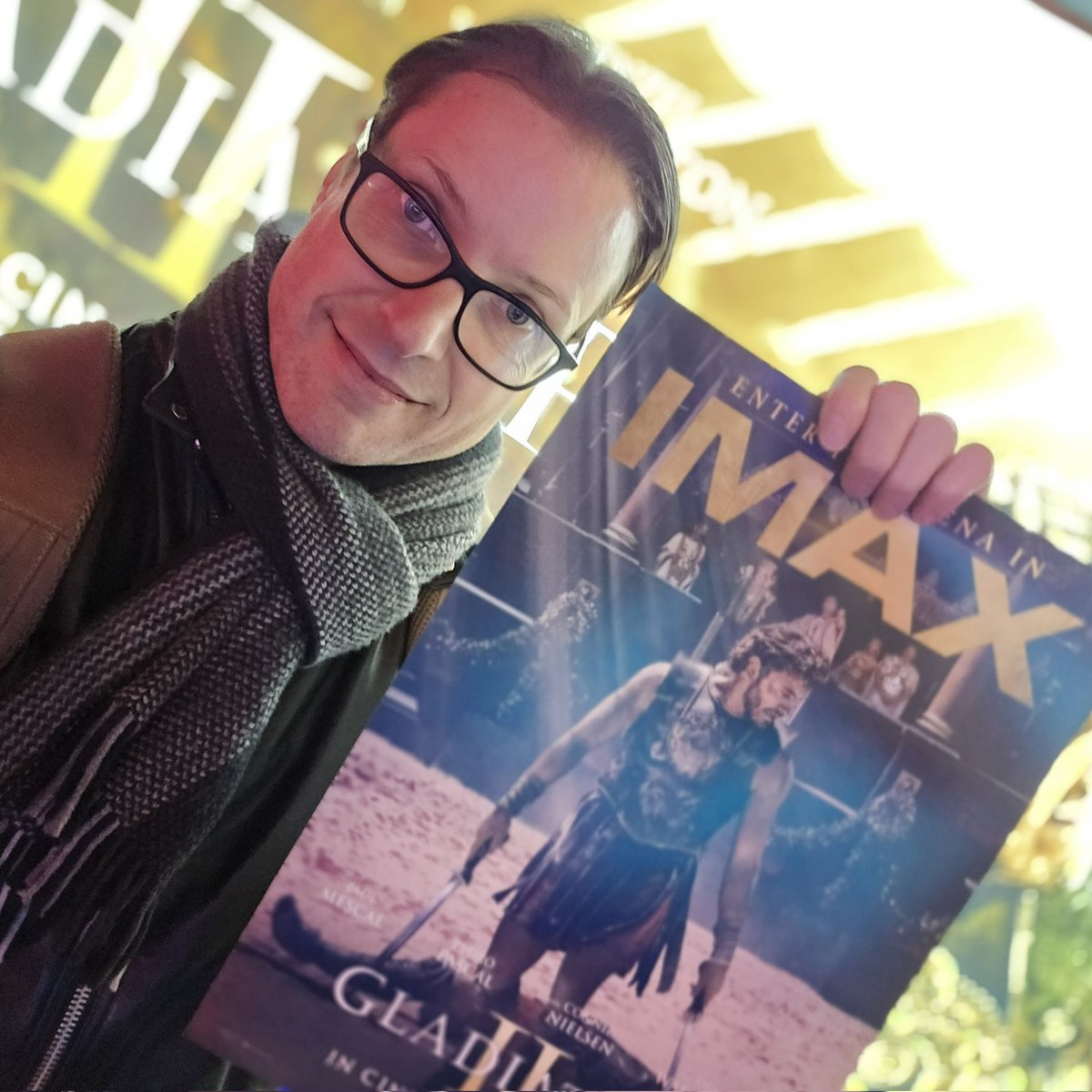 Preposperous, clunky, spectacular, hits many of the same notes as the original, and yes - I was thoroughly entertained! 😁

#gladiator2 #imax #leisctersquare #cineworld