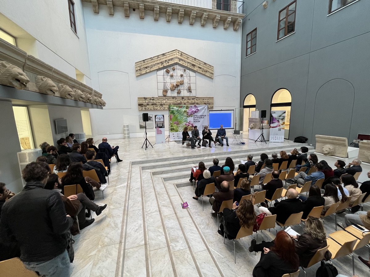 Arte e Intelligenza Artificiale 🌱
Con Paola Nicita, Miltos Manetas, <a href="/mcarapezza1/">marco carapezza 🇪🇺</a>  e Giuseppe Mazzola.
—
Resta aggiornato su tutti gli eventi del Festival attraverso il sito ufficiale festivaldellefilosofie.it e i canali social dedicati.