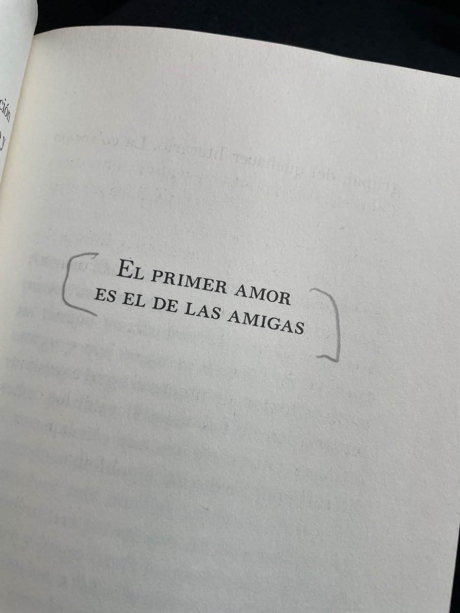 “En la pérdida de una amiga hay un lugar al que nadie puede acompañarnos”