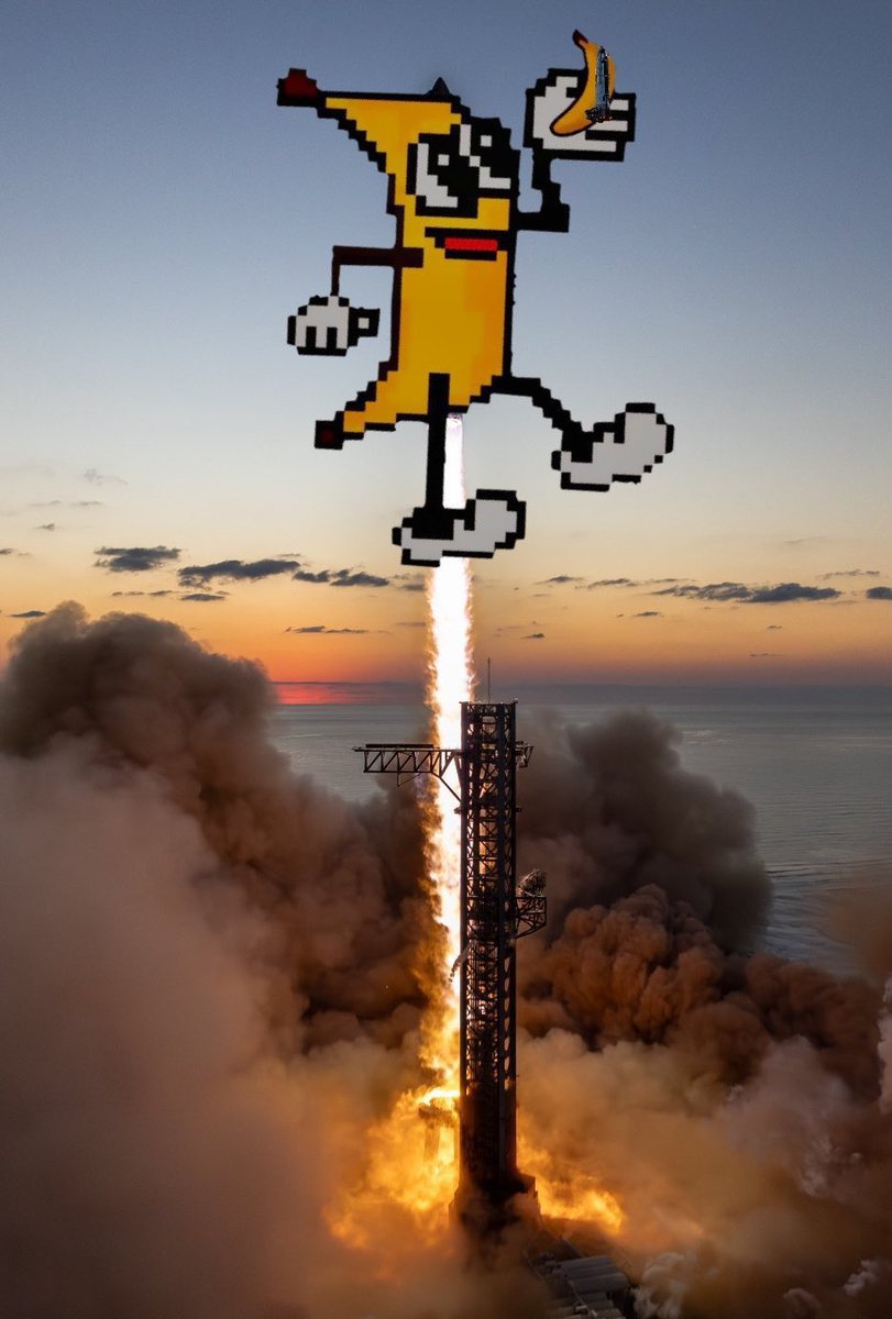 BananaforScaleX's tweet photo. @elonmusk Launching on Tuesday

Banana for scale https://t.co/qoDiE0RaHT