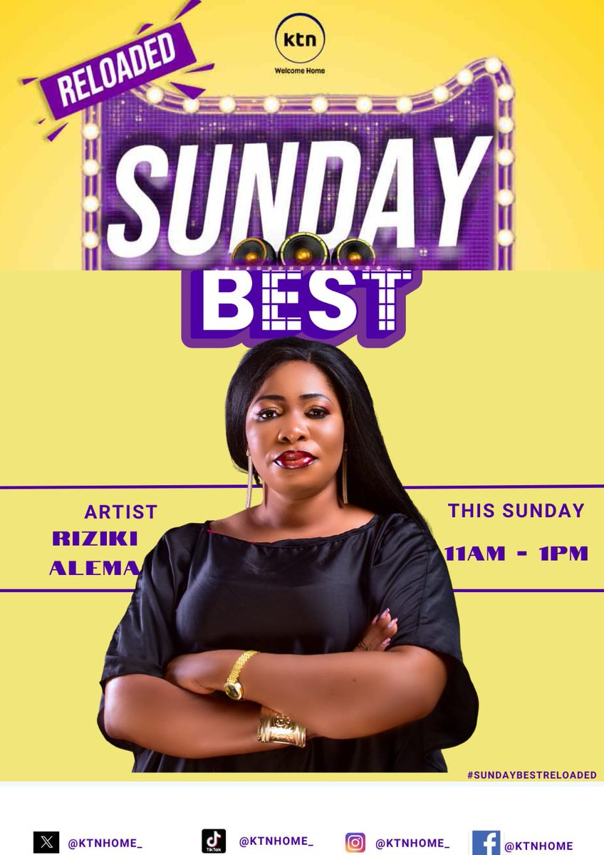 ktnhome_'s tweet photo. Tomorrow on #SundayBestReloaded kuwa ready kudance for Christ as we hear inspiring Testimony from Young Paw of his journey so far as a believer and a rebirthed artist in the gospel industry

Also, our guest host @DeborahMideva will be with @djklifftah making sure that we serve you the best of Gospel Music!

Producers: @tsuma_brian & @marion_munyao
