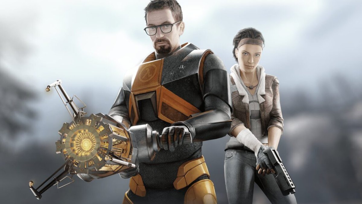 vortexczech's tweet photo. Legendární Half-Life 2 slaví 20. výročí. Hra je k dispozici zdarma a Valve k ní naděluje obří aktualizaci, dokument i dobové materiály https://t.co/mYxFJSAKdE https://t.co/O29nvy8nRU