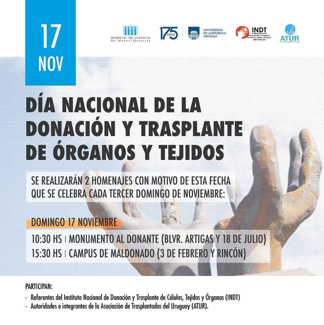 Es mañana!!!

Te invitamos a que te sumes a celebrar junto a nosotros!!

➡️ Montevideo 10.30 h en Bvar. Artigas y 18 de Julio. 

➡️ Maldonado  15.30 h en el Campus.