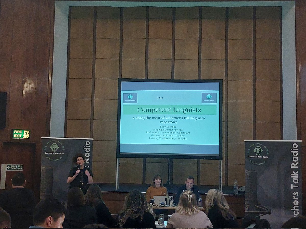Last, but certainly not least, we have @ldreznin with her talk on competent linguists! You can watch or catch up here 👇 streamyard.com/watch/BApdijc3… #TTRmfl