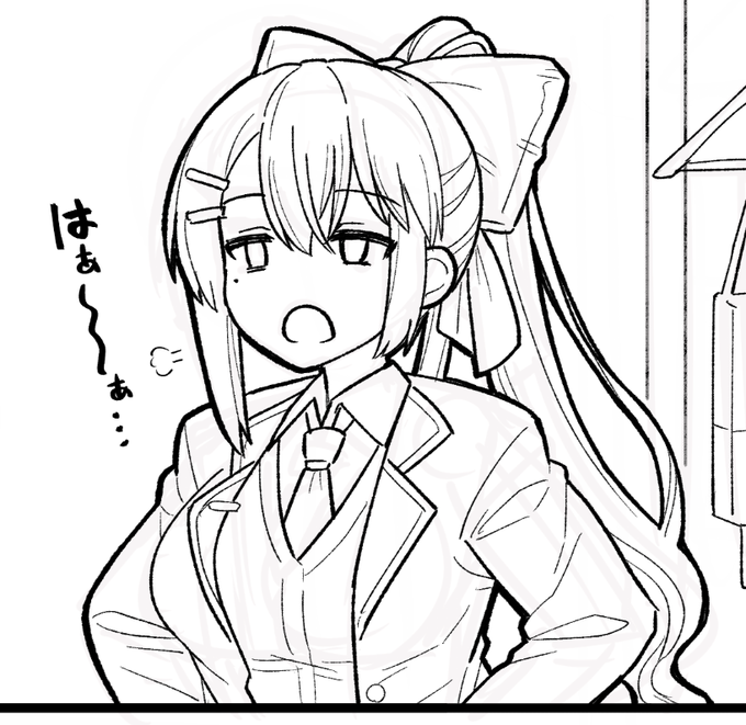 ひたすらセックスしまくるドエロ本を描いているんですがえっち前の🍁さんが可愛く描けたから見て 