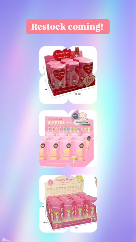 bokieeshn's tweet photo. BATCH 6 🥹🎀

DUPE SONNY ANGEL
HIPPERS &amp; STANDING!

-Premium quality 
-Affordable

Reserved yours now! 
Dm me here or on my IG acc: @bokieeshn_ https://t.co/4AY2H2N8M6