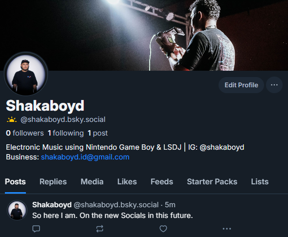 At least I've tried to keep up. Let's connected!

#chiptune