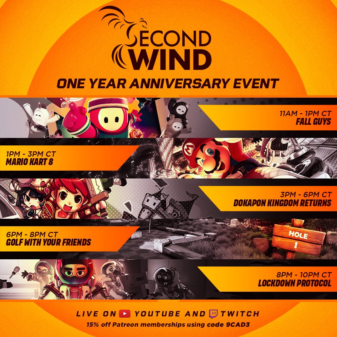 Can’t believe we’ve been doing this nonsense for an entire year. Humbled by your support.

Our anniversary shindig starts in an hour. Rad reveals, cool prizes, fun games, and wonderfully dumb people. Come hang. 

youtube.com/live/M6Kj0mWZY…
