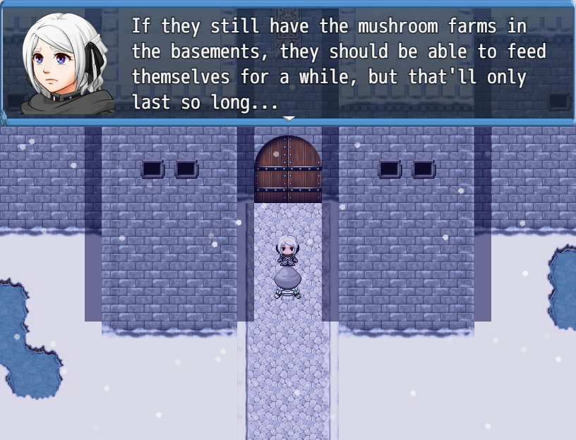 It was admittedly slow going this week, but I still have something from the dialogue for #screenshotsaturday.

This character isn't new to the update, but she's going to play an important role in one sidequest.

doctorspacebar.itch.io/ruphand-an-apo…
#rpg #rpgmaker #indiedev #solodev