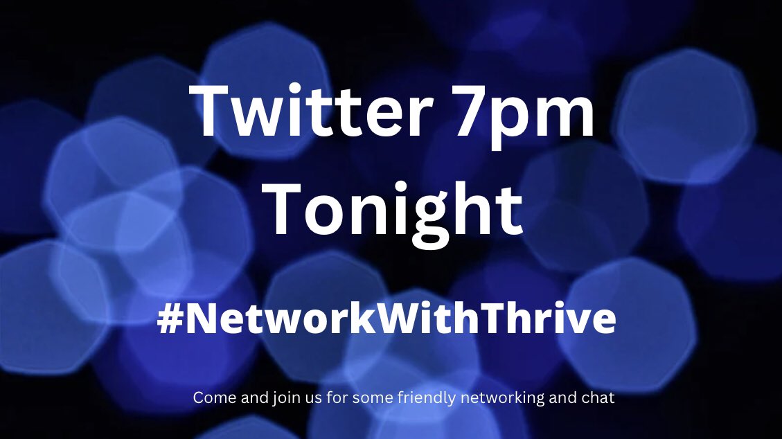 Evening all!  Looking forward to finding out how your week has been!  We can chat about business preparations for Christmas and more!  I'm hosting this evening and will alternate between this and our main host account <a href="/online_thrive/">Thrive Online</a>  #NetworkWithThrive
