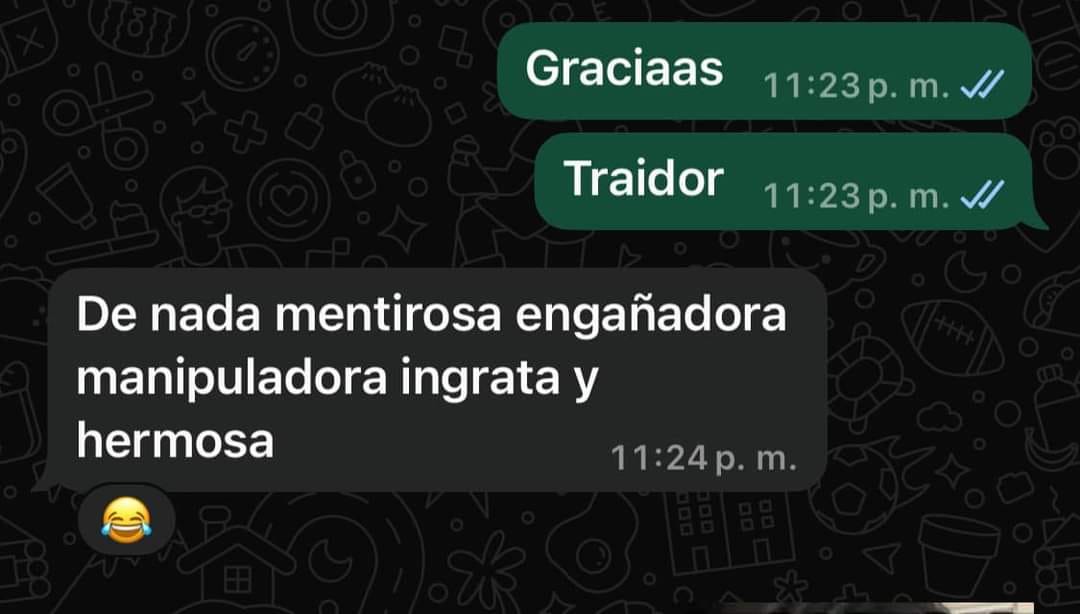 allfadirluis's tweet photo. y como te llevas con tu ex?
yo con mi ex: https://t.co/WGo2rcwmpQ