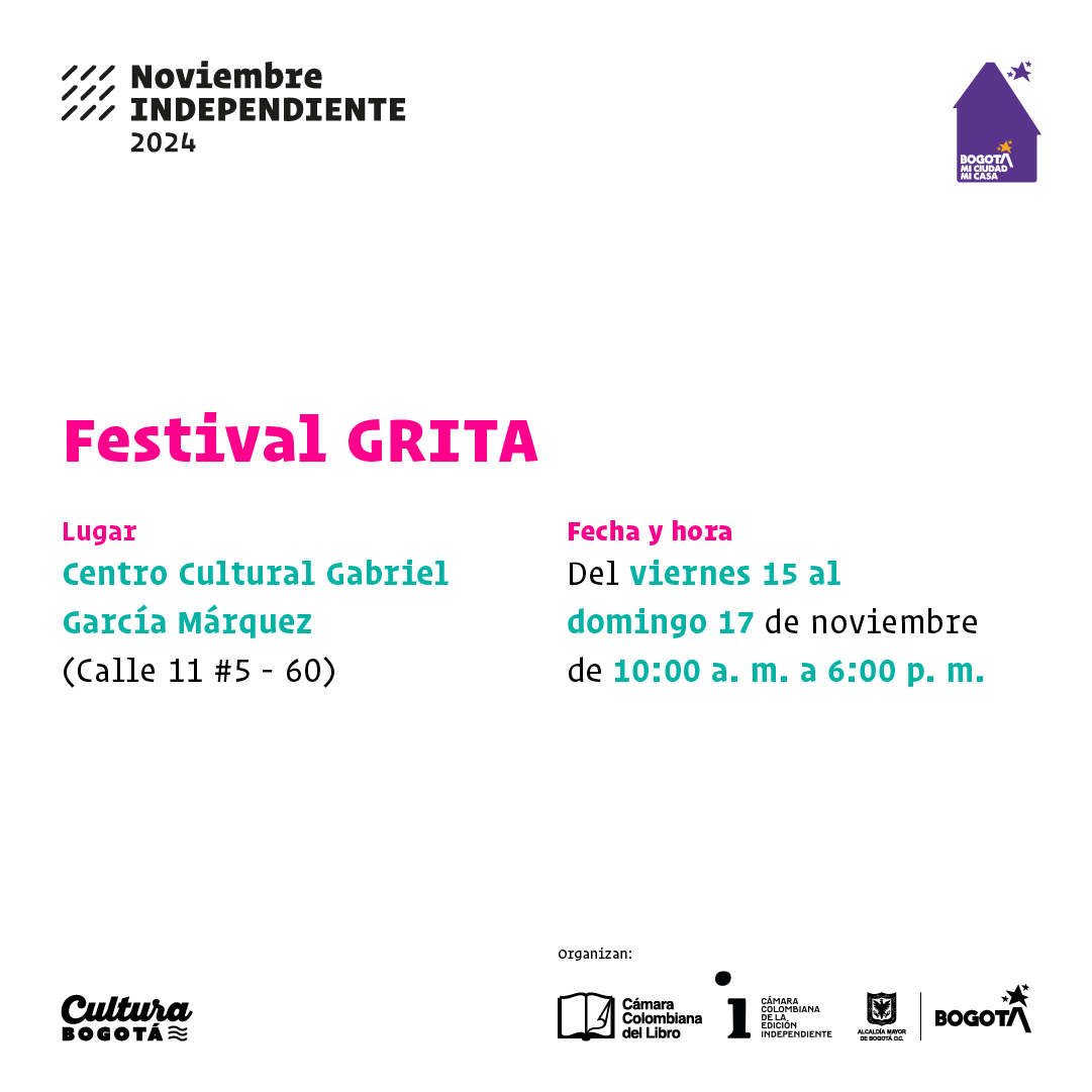 leo_independ's tweet photo. 📢¡Prográmate esta semana con #NoviembreIndependiente! 

Mesas y charlas en torno a la #naturalezaindependiente con invitadxs especiales.

Agéndate para celebrar la independencia en las librerías de Bogotá. ❤️‍🔥

@CamLibro @idartes https://t.co/BH5cgNcvPT