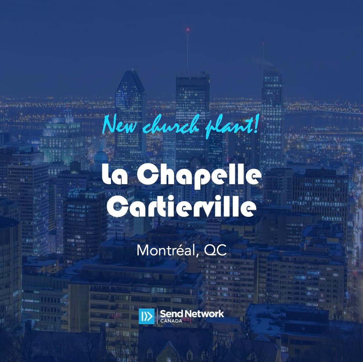 La Chapelle Cartierville is our newest church plant in Québec! Pray for Pasteur Jéremie &amp; Marie Éve Meyer and this new congregation as they serve their Montréal community. 

#SendMontreal #CNBCQuebec <a href="/SendMontreal/">Send Montreal</a>