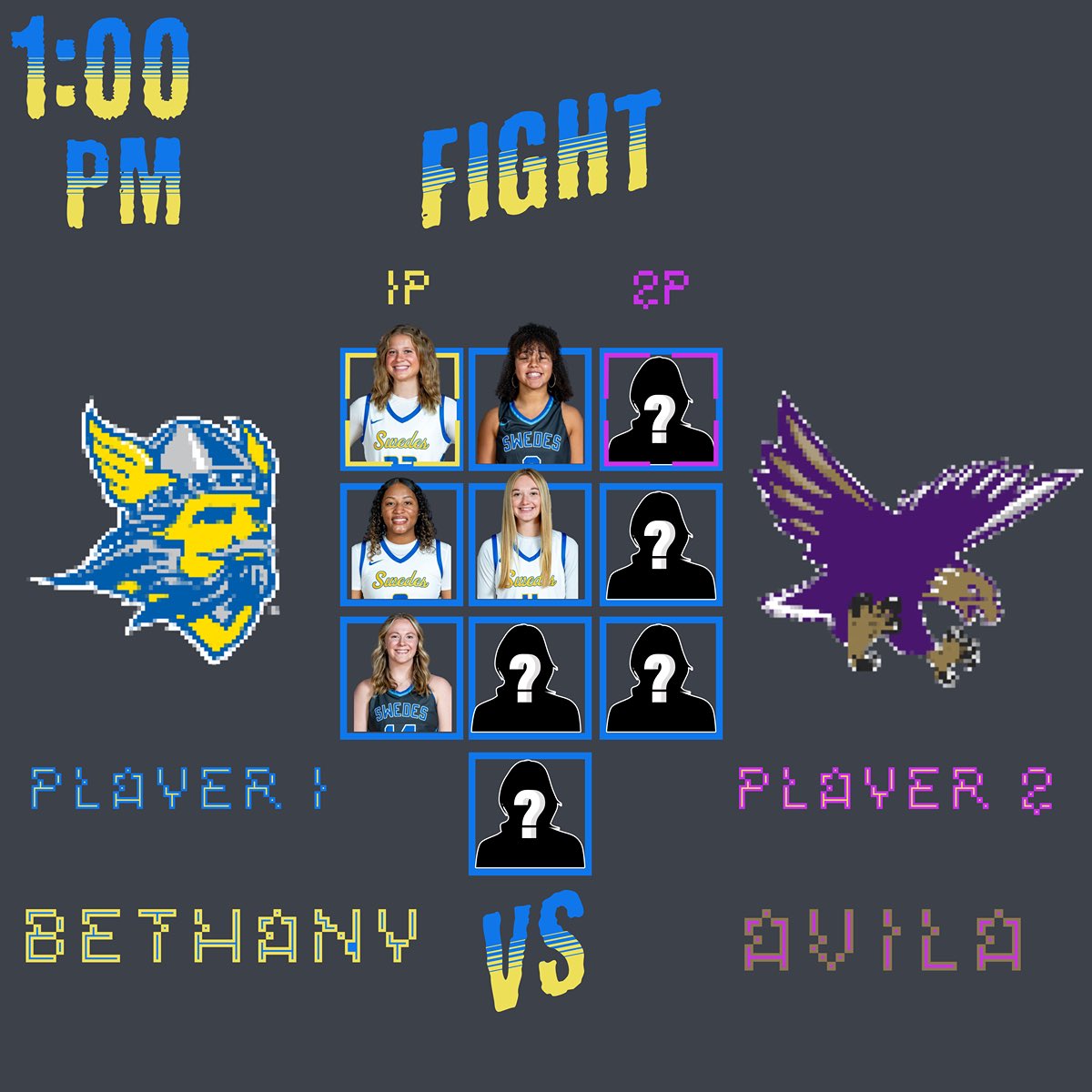 🔥🔥GAMEDAY🔥🔥
✨Conference Opener✨
🆚Avila University Eagles
📍Lindsborg, Kan.
🕐1:00 
💹bethanyswedes.com/sports/wbkb/20…
📽️kcacnetwork.com/bethanyks/?B=1…